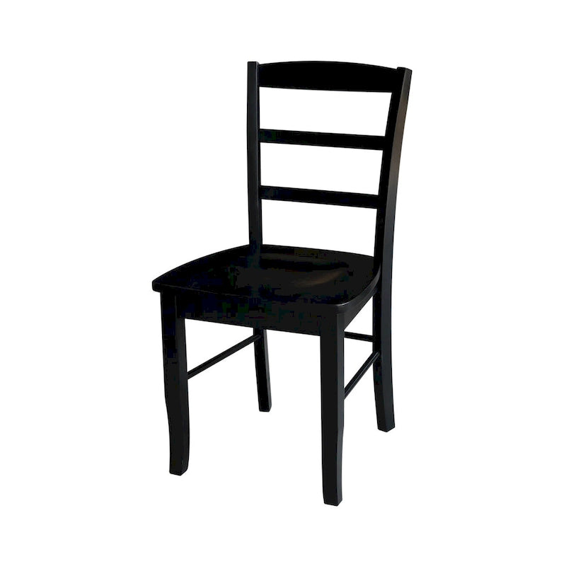 Tavolo da pranzo a ribalta da 42 pollici con 4 sedie Ladderback - Set da 5 pezzi