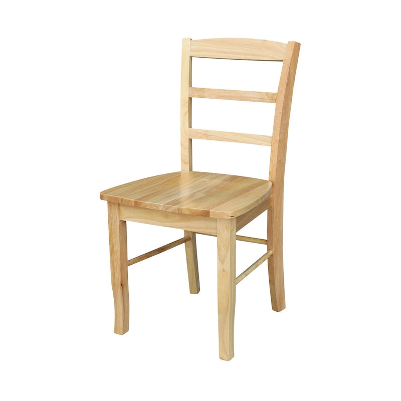 Tavolo da pranzo a ribalta da 42 pollici con 4 sedie Ladderback - Set da 5 pezzi