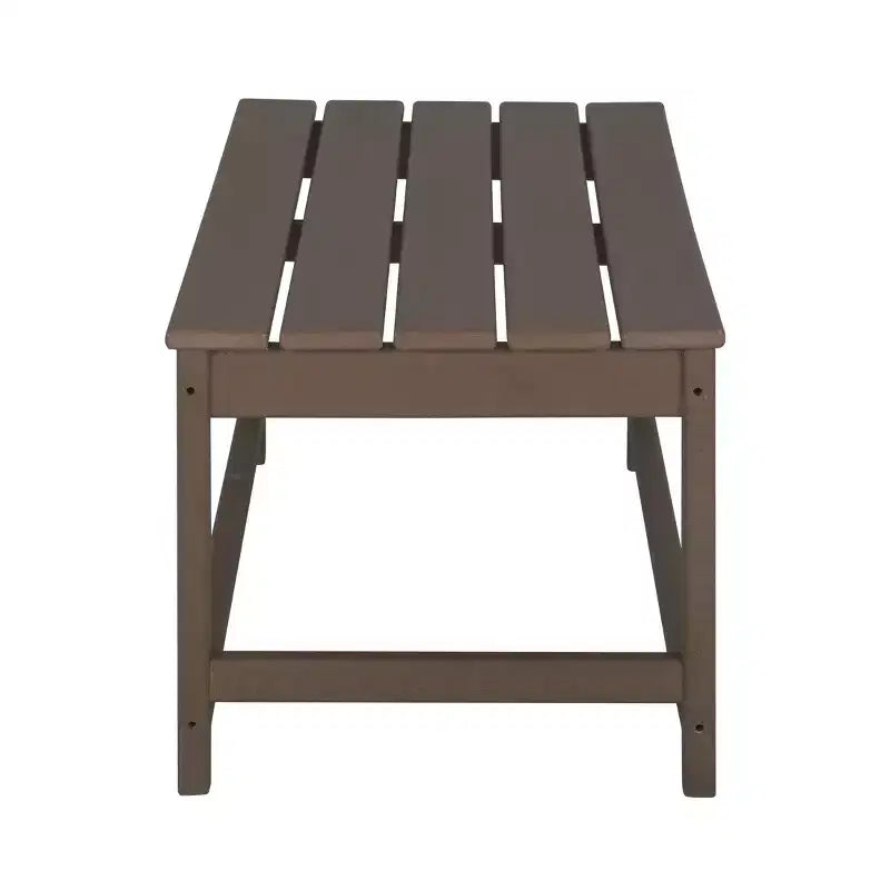 WestinTrends Set 3 Pezzi Tavolino da Caffè e Tavolini Laterali per Patio Esterno Adirondack