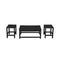 WestinTrends Set 3 Pezzi Tavolino da Caffè e Tavolini Laterali per Patio Esterno Adirondack