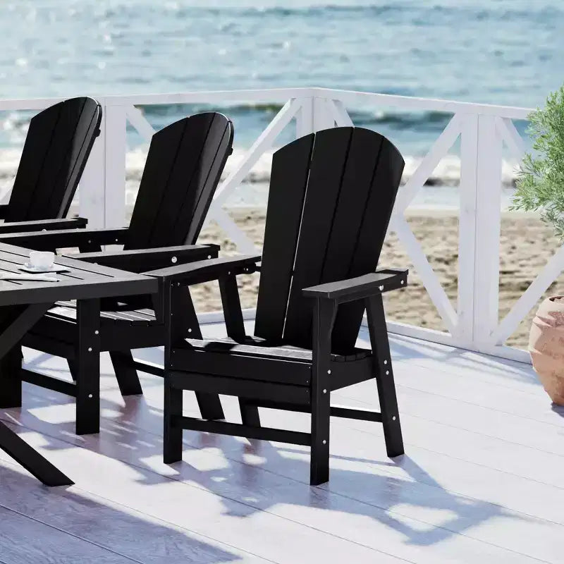 WestinTrends Sedia da pranzo Adirondack per esterni, resistente alle intemperie