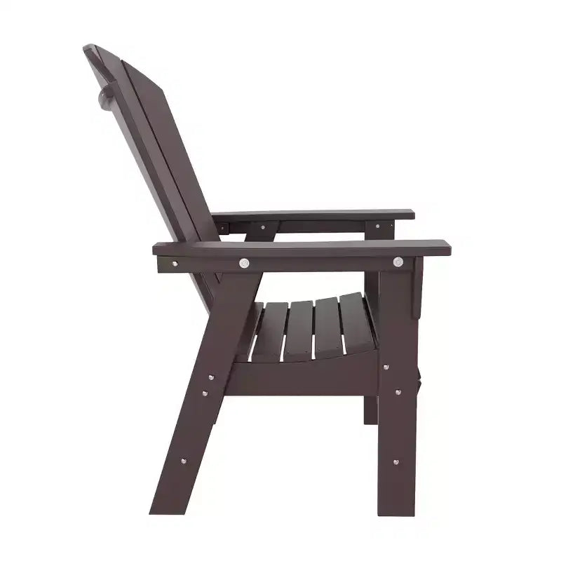 WestinTrends Sedia da pranzo Adirondack per esterni, resistente alle intemperie