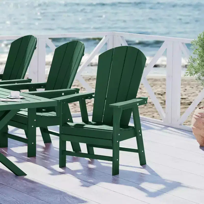 WestinTrends Sedia da pranzo Adirondack per esterni, resistente alle intemperie