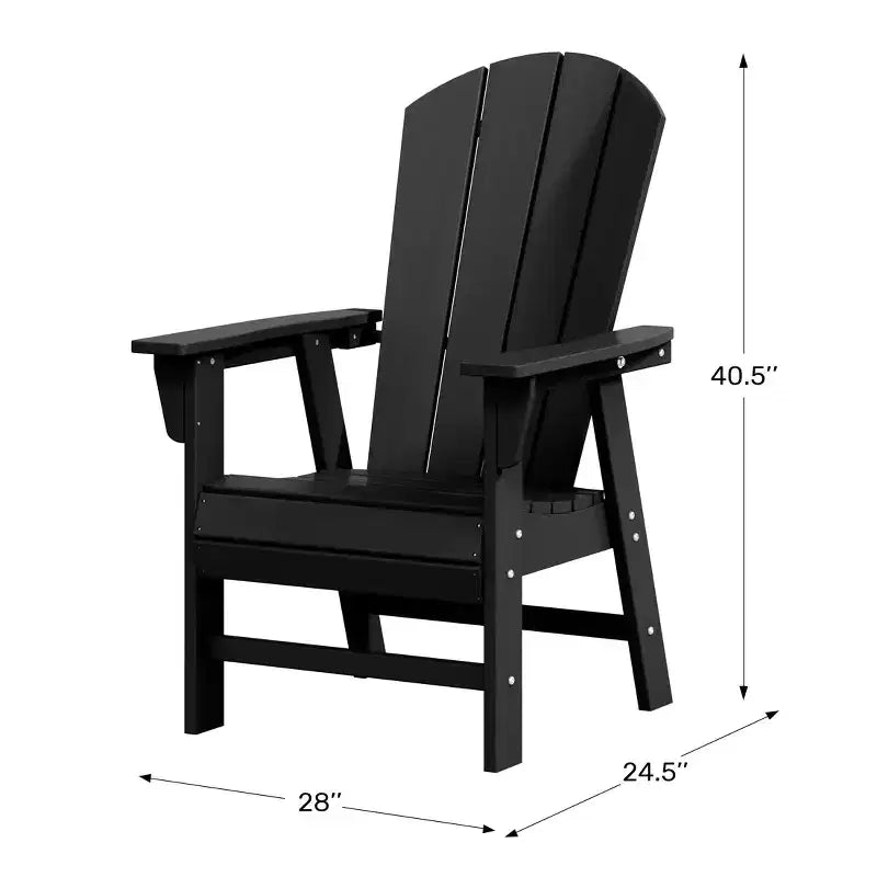 WestinTrends Sedia da pranzo Adirondack per esterni, resistente alle intemperie