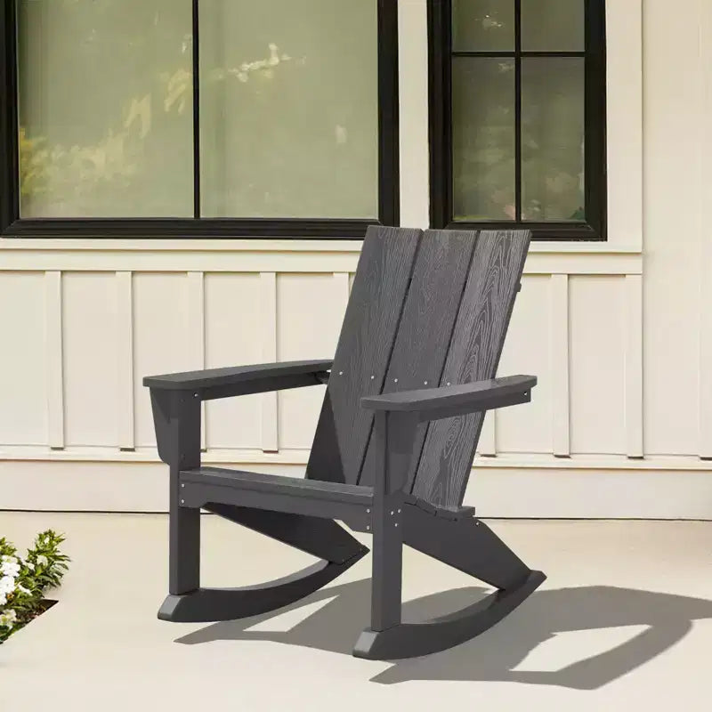 Sedia a dondolo Adirondack in plastica HDPE HYLEORY