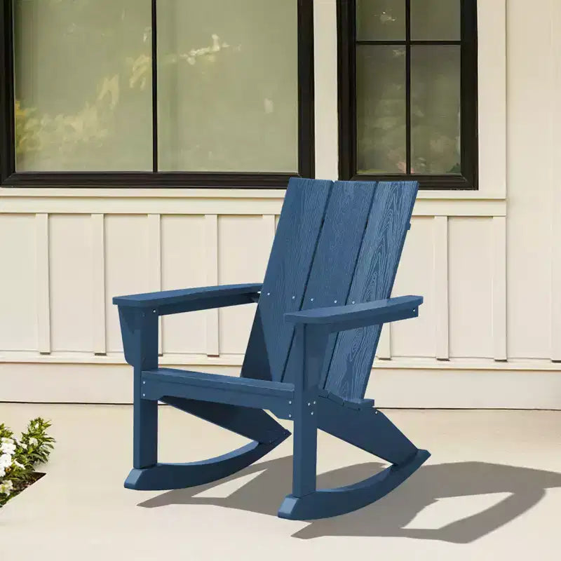 Sedia a dondolo Adirondack in plastica HDPE HYLEORY