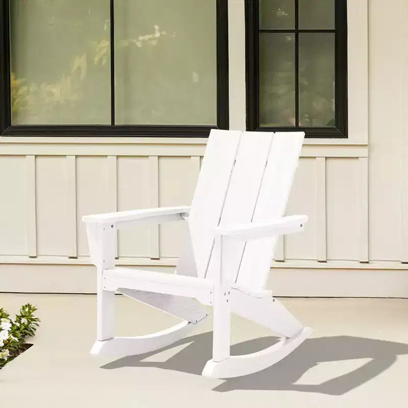 Sedia a dondolo Adirondack in plastica HDPE HYLEORY