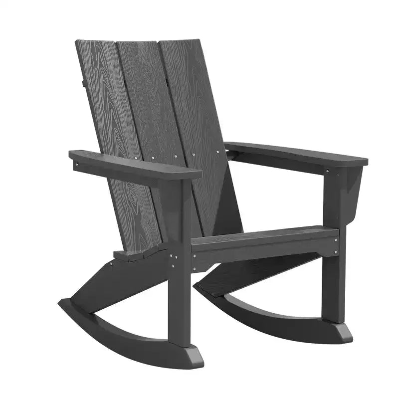 Fauteuil à bascule Adirondack en plastique PEHD HYLEORY