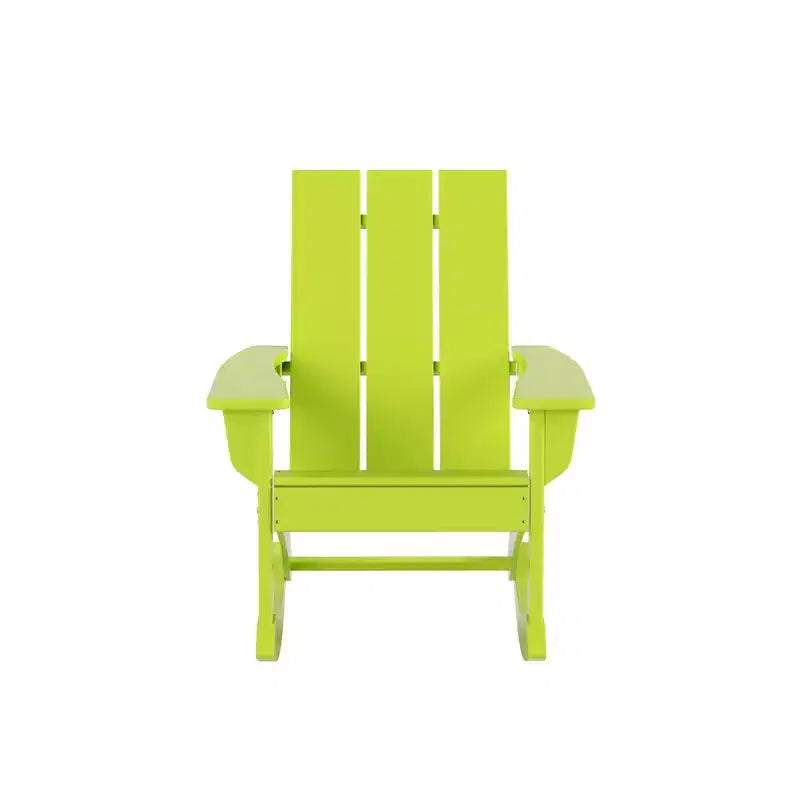 WestinTrends Ensemble de 5 fauteuils à bascule Adirondack modernes avec table d'appoint