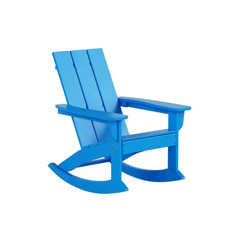 WestinTrends Ensemble de 5 fauteuils à bascule Adirondack modernes avec table d'appoint