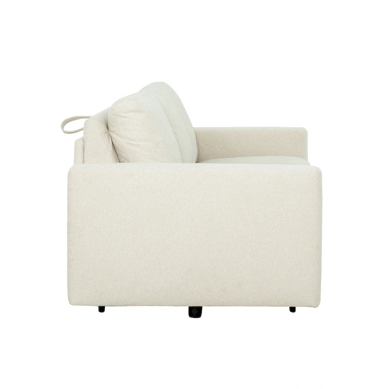 Canapé-lit Queen Paolo 82 po Stearns & Foster avec matelas en mousse à mémoire de forme de 5 po