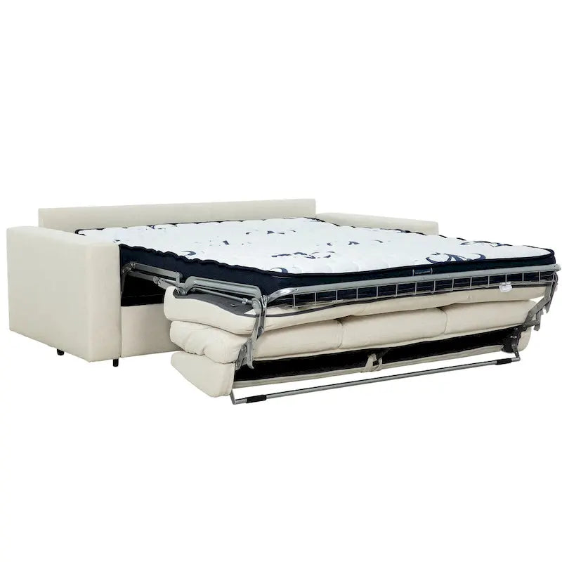Canapé-lit Queen Paolo 82 po Stearns & Foster avec matelas en mousse à mémoire de forme de 5 po
