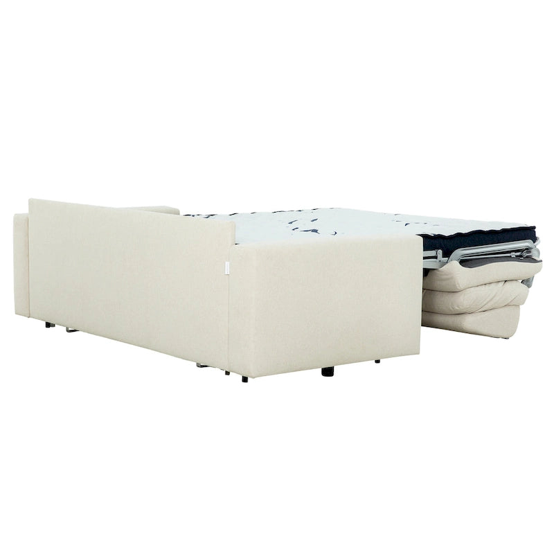 Canapé-lit Queen Paolo 82 po Stearns & Foster avec matelas en mousse à mémoire de forme de 5 po