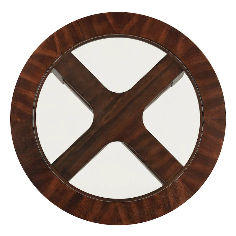 Tavolo e sedie in legno massello Kavanur Copper Grove