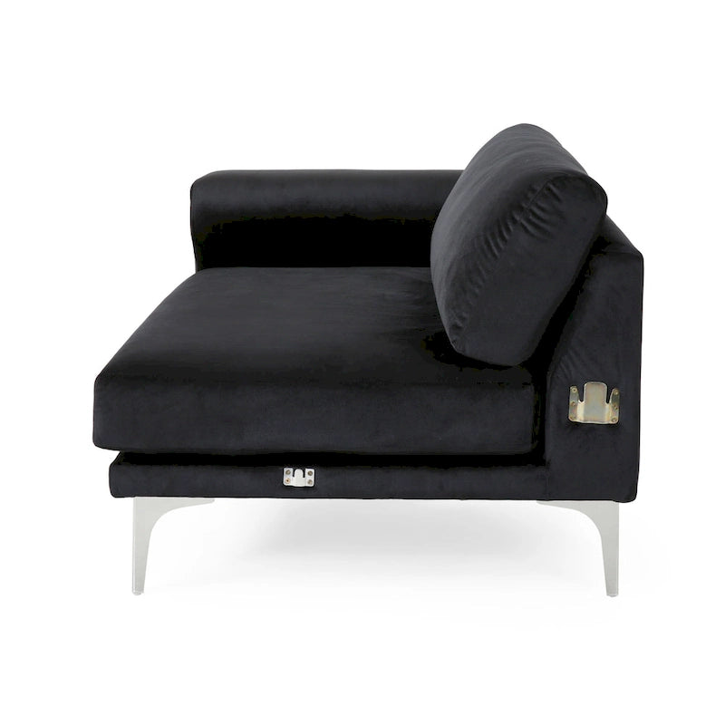 Divano a 4 posti in velluto Croydon Modern Glam di Christopher Knight Home