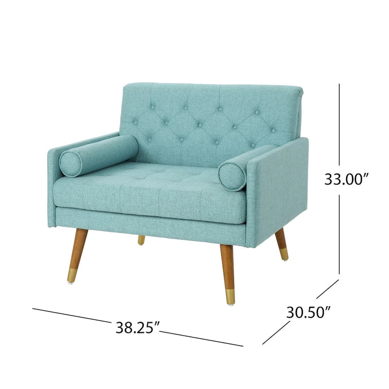 Poltrona club Eugene Mid-Century Modern di Christopher Knight Home