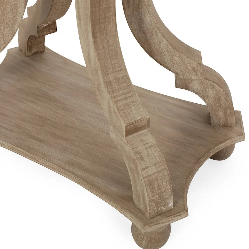 Tavolino con accenti campestri francesi Ouray con piano rettangolare di Christopher Knight Home