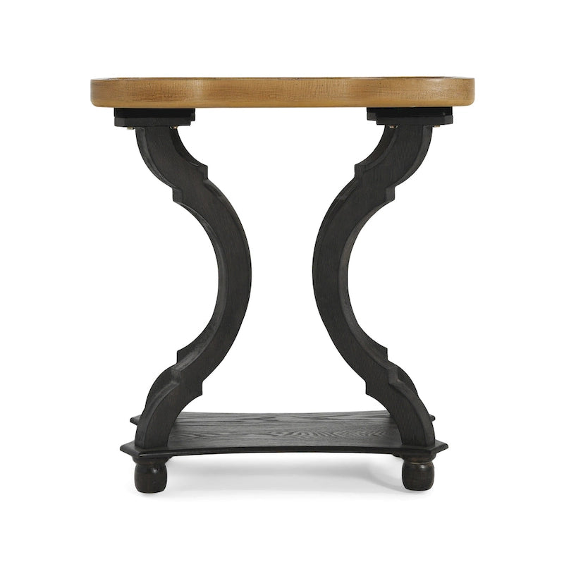 Tavolino con accenti campestri francesi Ouray con piano rettangolare di Christopher Knight Home