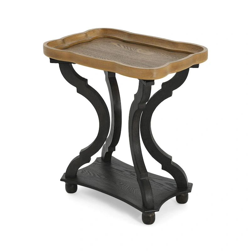 Tavolino con accenti campestri francesi Ouray con piano rettangolare di Christopher Knight Home