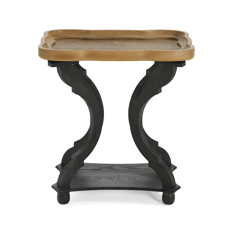 Tavolino con accenti campestri francesi Ouray con piano rettangolare di Christopher Knight Home