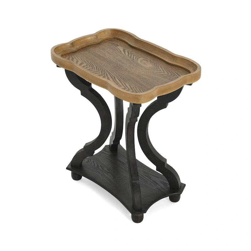 Tavolino con accenti campestri francesi Ouray con piano rettangolare di Christopher Knight Home