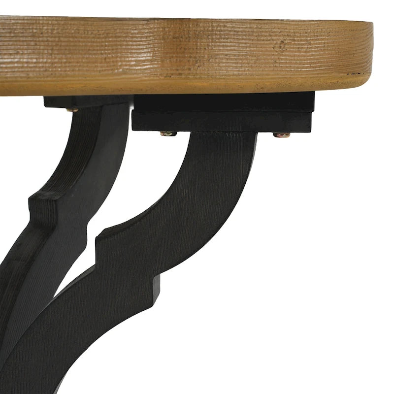 Tavolino con accenti campestri francesi Ouray con piano rettangolare di Christopher Knight Home