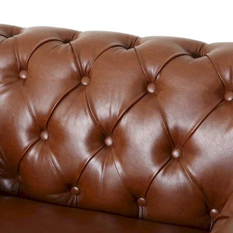 Poltrona Club Chesterfield Castalia di Christopher Knight Home - 39.00 L x 33.50 P x 28.00 A