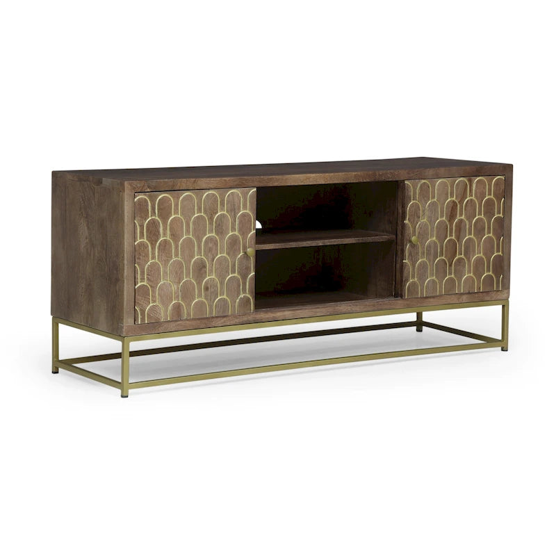 Mobile TV moderno in legno Cannonville di Christopher Knight Home