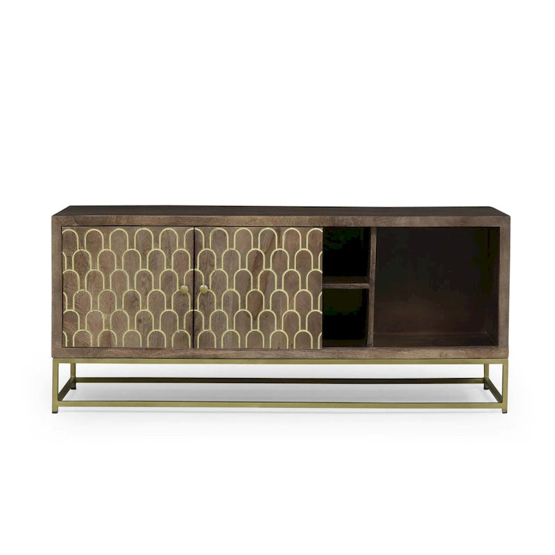 Mobile TV moderno in legno Cannonville di Christopher Knight Home