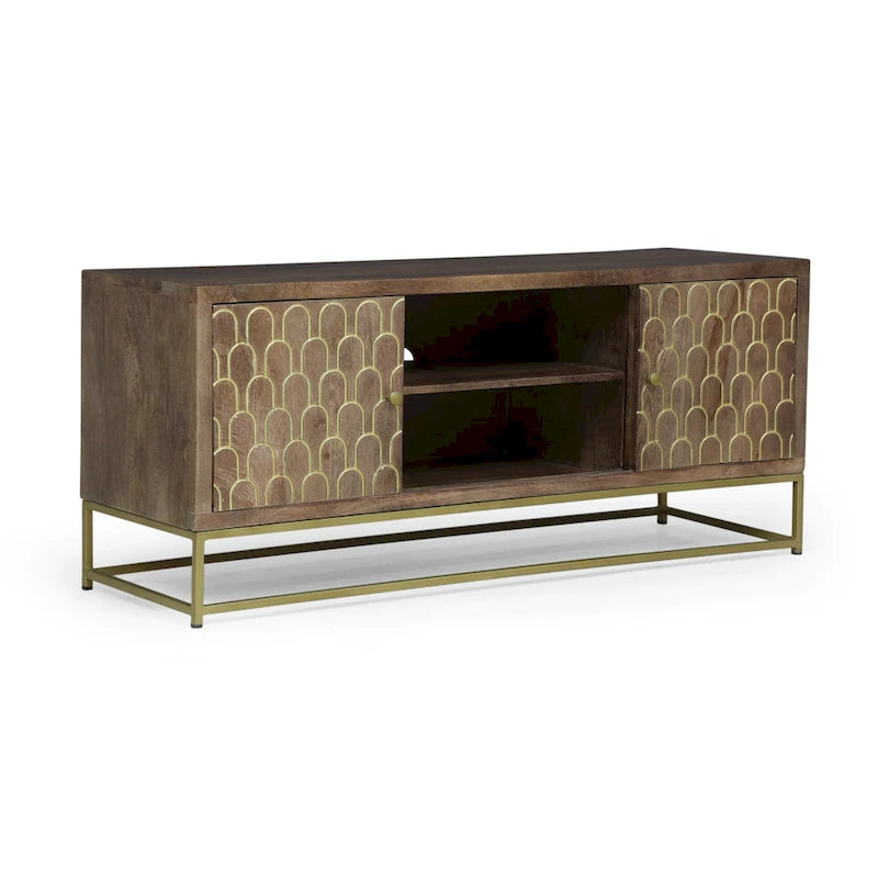 Mobile TV moderno in legno Cannonville di Christopher Knight Home