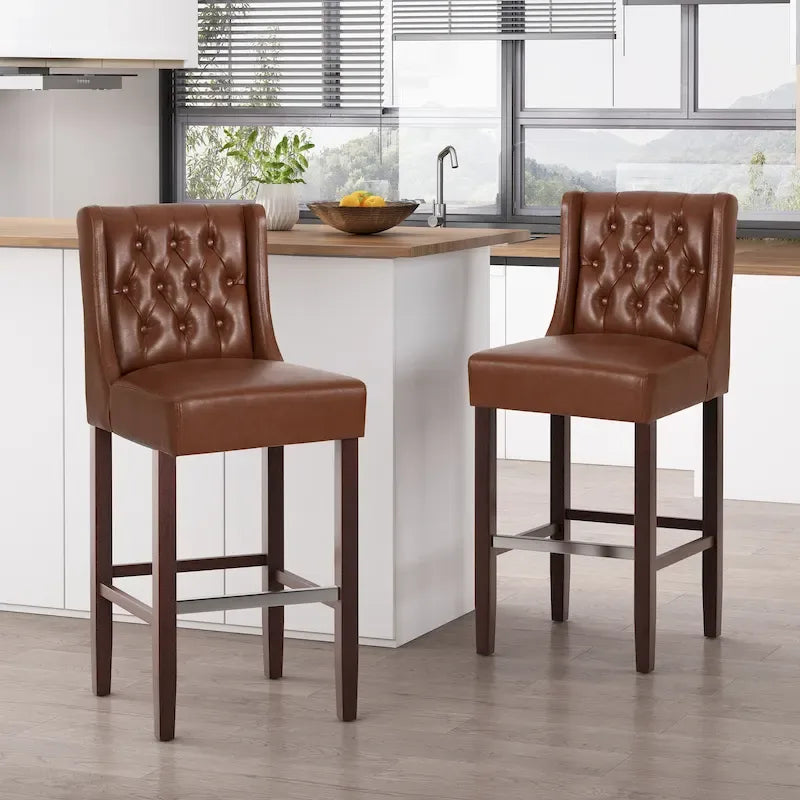Tabourets de bar à oreilles contemporains Bayliss (lot de 2) par Christopher Knight Home