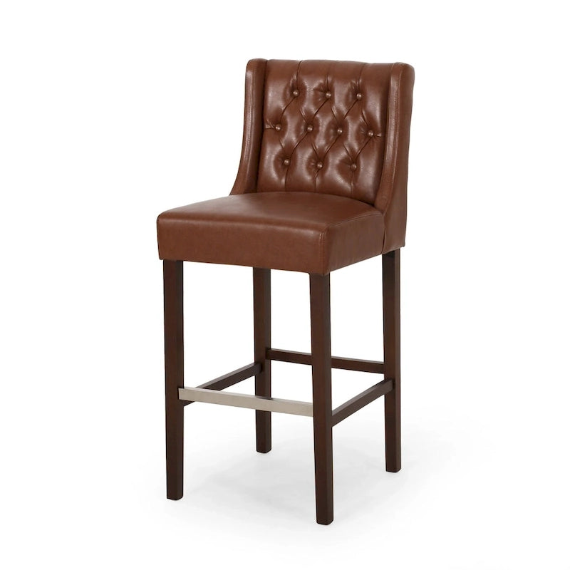 Sgabelli alti Bayliss Contemporary Wingback (set di 2) di Christopher Knight Home