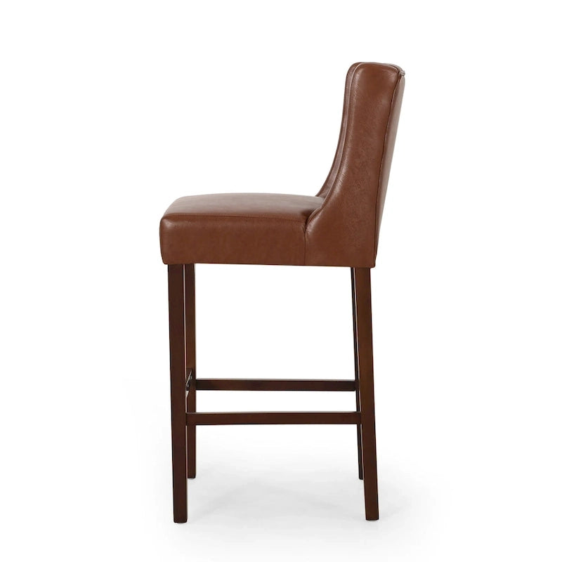 Sgabelli alti Bayliss Contemporary Wingback (set di 2) di Christopher Knight Home