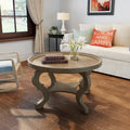 Tavolino da caffè rotondo in legno sintetico Althea di Christopher Knight Home