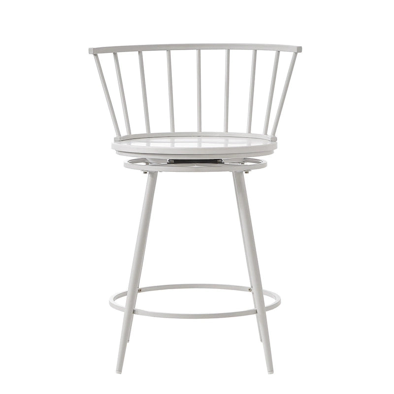 Sgabelli da bancone Olix Windsor girevoli con schienale basso (set da 2) di iNSPIRE Q Modern
