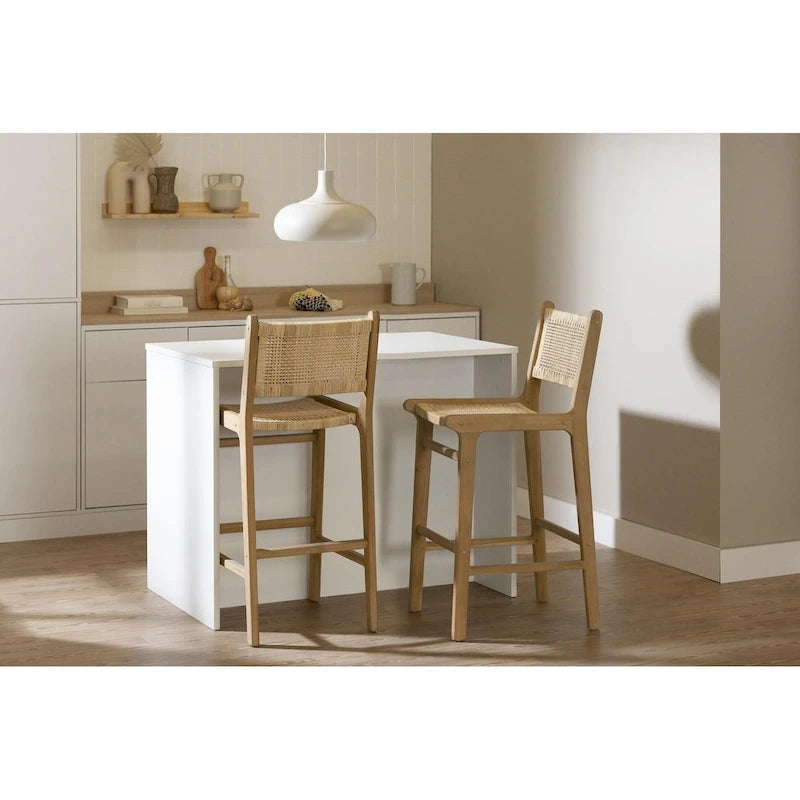 Sgabello in rattan Balka di South Shore