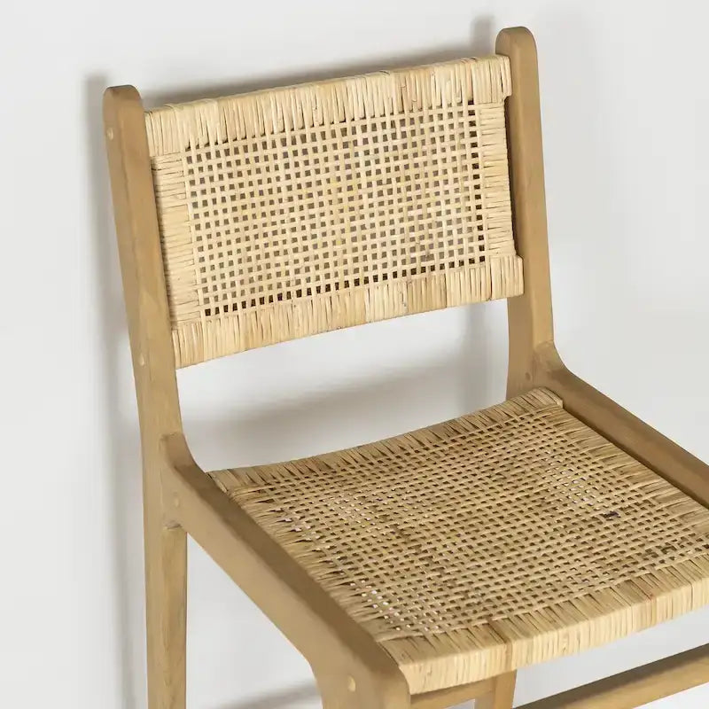 Sgabello in rattan Balka di South Shore