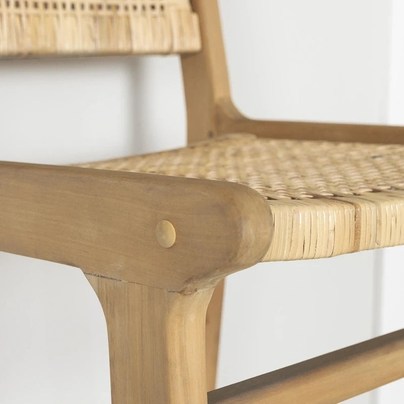 Sgabello in rattan Balka di South Shore