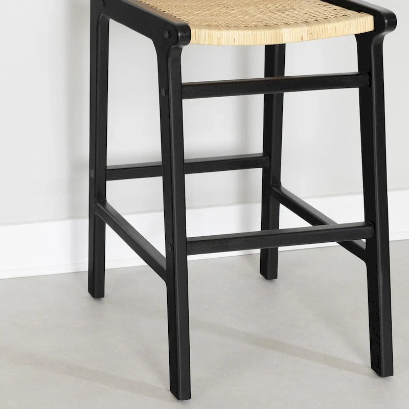 Sgabello in rattan Balka di South Shore