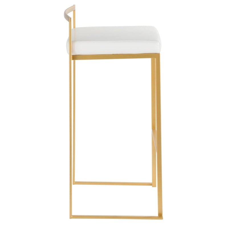Sgabelli da bar impilabili Silver Orchid Forrest Gold (set da 2)