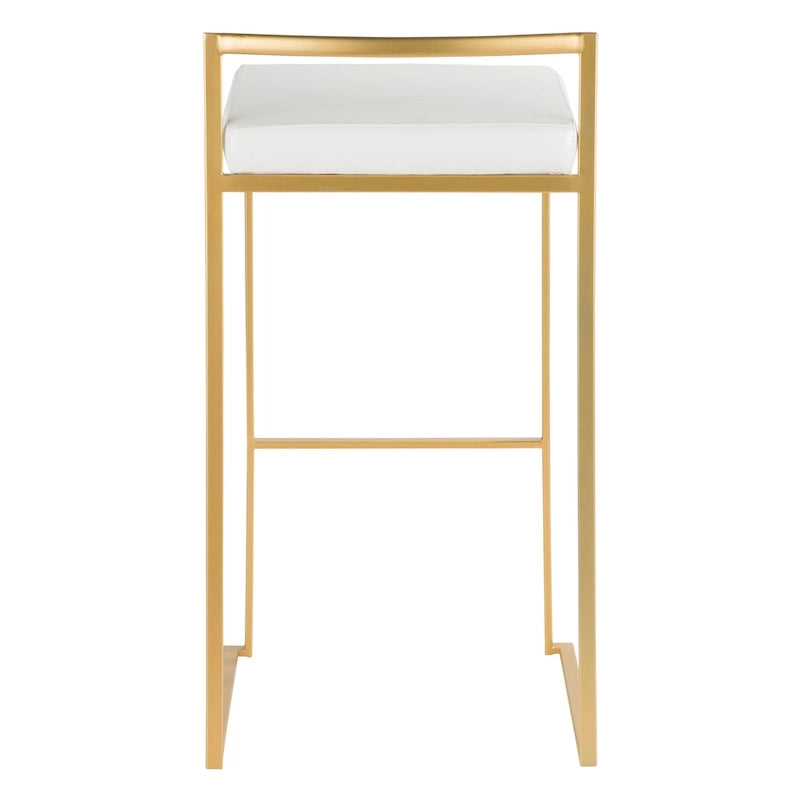 Sgabelli da bar impilabili Silver Orchid Forrest Gold (set da 2)