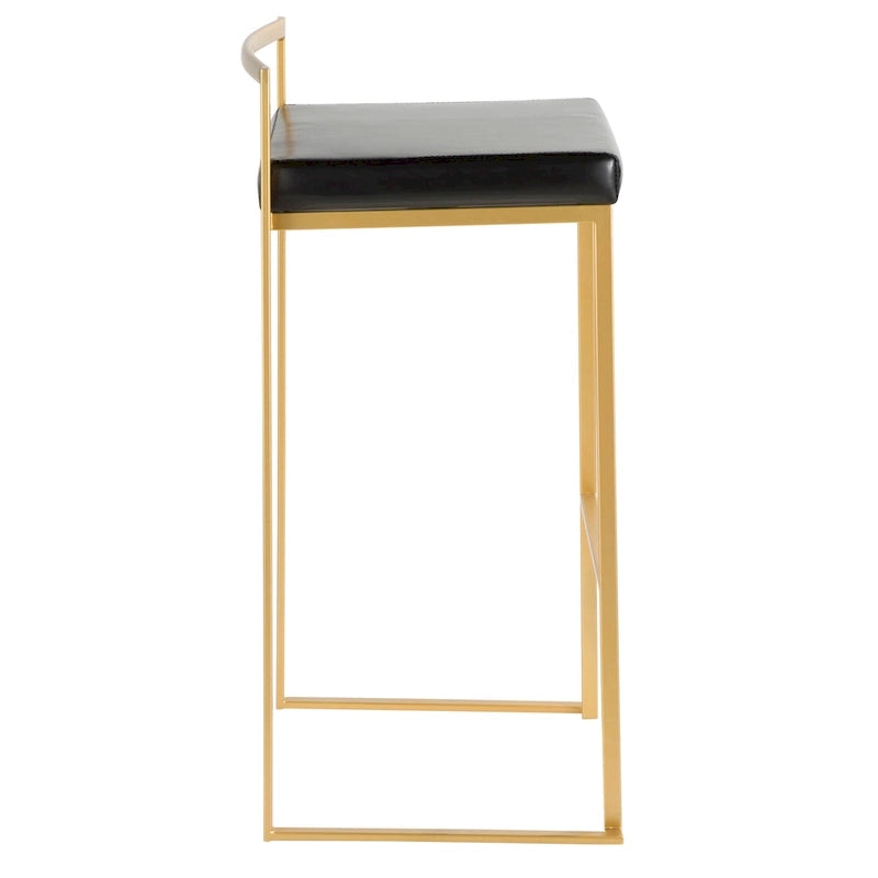 Sgabelli da bar impilabili Silver Orchid Forrest Gold (set da 2)