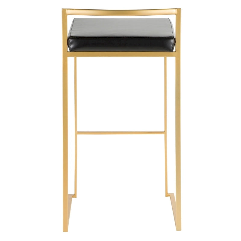 Sgabelli da bar impilabili Silver Orchid Forrest Gold (set da 2)
