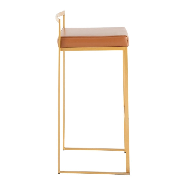 Sgabelli da bar impilabili Silver Orchid Forrest Gold (set da 2)