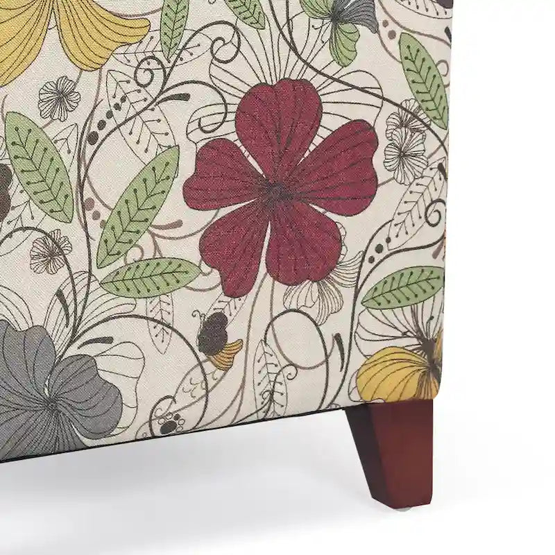 Adeco Sgabello Pouf Ottomano Cubo 16.3