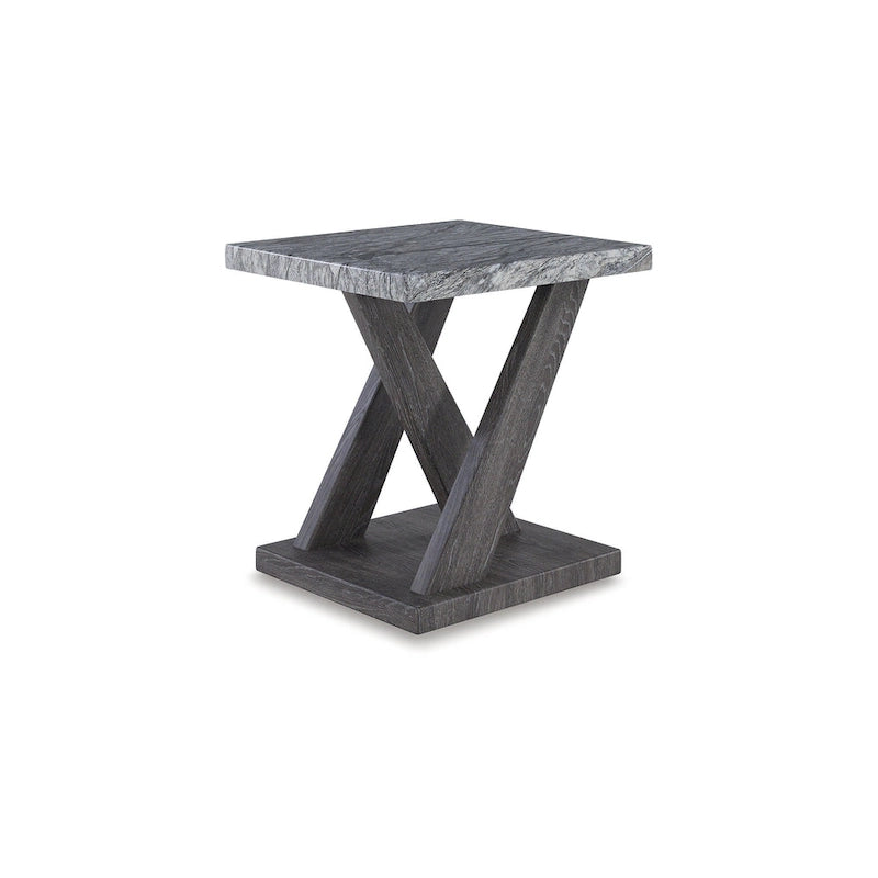 Signature Design by Ashley Bensonale Gray Table Set (Set di 3) - 48L x 24P x 18A