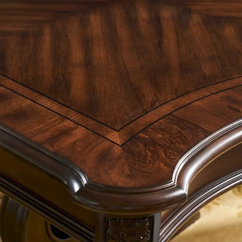 Steve Silver Richland, Tavolo da pranzo tradizionale, 243 cm, Marrone