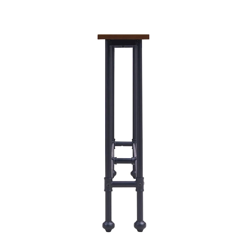 SEI Furniture Tavolo console Northrup nero/espresso