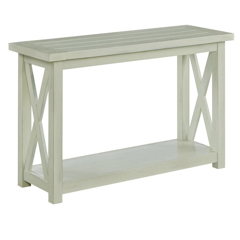 Tavolo consolle Homestyles Seaside Lodge bianco sporco