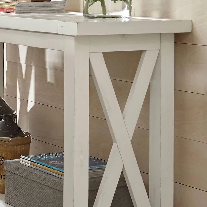 Tavolo consolle Homestyles Seaside Lodge bianco sporco